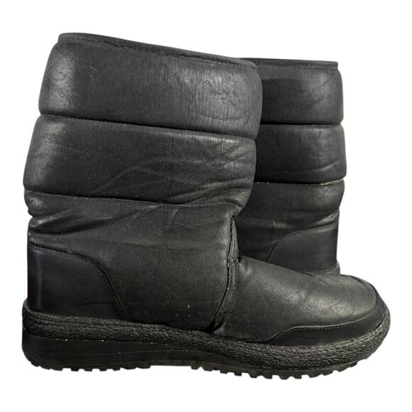 Khombu Men’s Waterproof Insulated Winter Snow Boots Black Size 12 Cold Weather - Picture 8 of 9